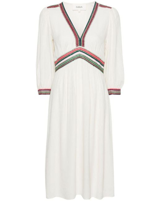 Vestido midi Tanina Ba&sh de color White