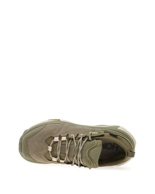Hoka One One Green M Kaha 3 Low Gtx Lace-Up Sneakers for men