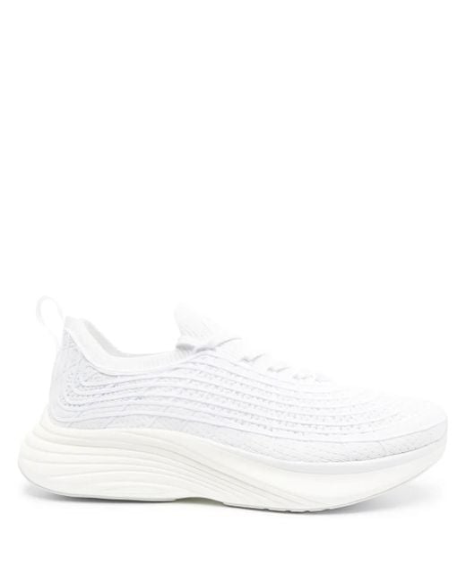 Athletic Propulsion Labs White Techloom Zipline Layered Sneakers for men