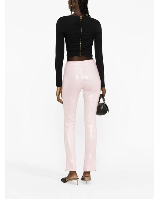 ROTATE BIRGER CHRISTENSEN Pink Rotate Tight Pants