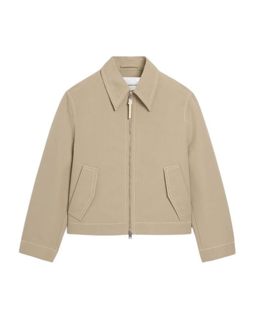 AMI Natural Cotton Utility Jacket for men