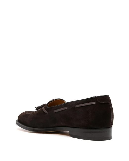 Doucal's Black Thor Loafers for men