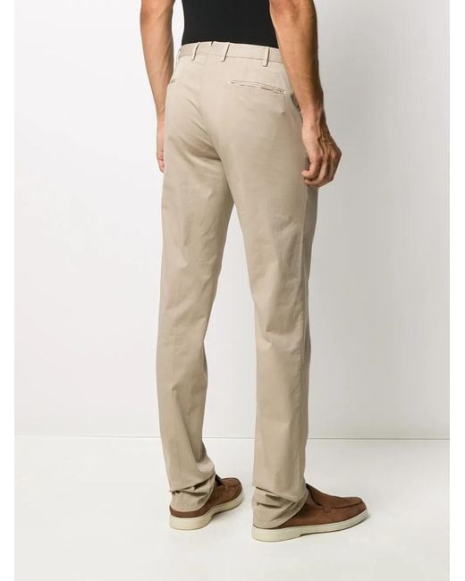 Dell'Oglio Natural Straight-Leg Chino Trousers for men