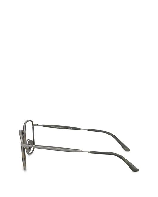 Giorgio Armani Brown Square-Frame Glasses for men