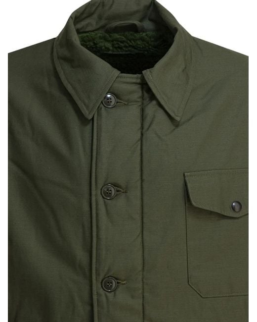 Buzz Rickson's Green Button Pocket Jacket for men