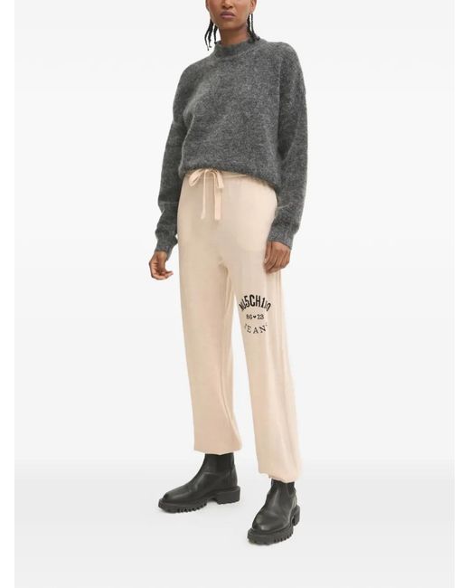 Moschino White Pantalon À Lien De Resserrage