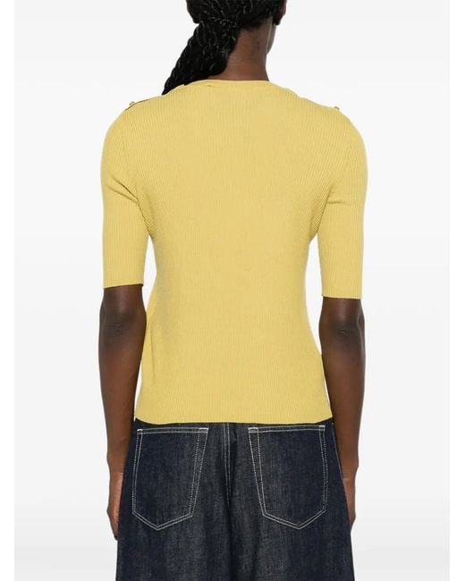 Max Mara Yellow Riviera T-Shirt