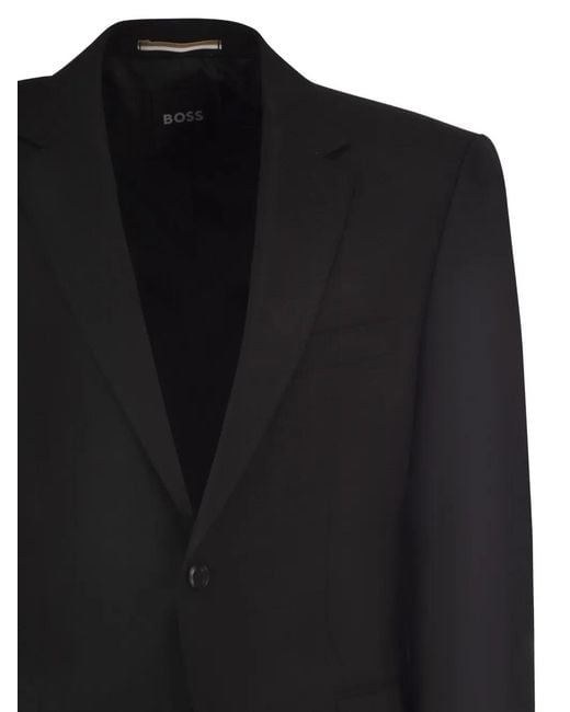 Boss Black Single-Breasted Suit for men