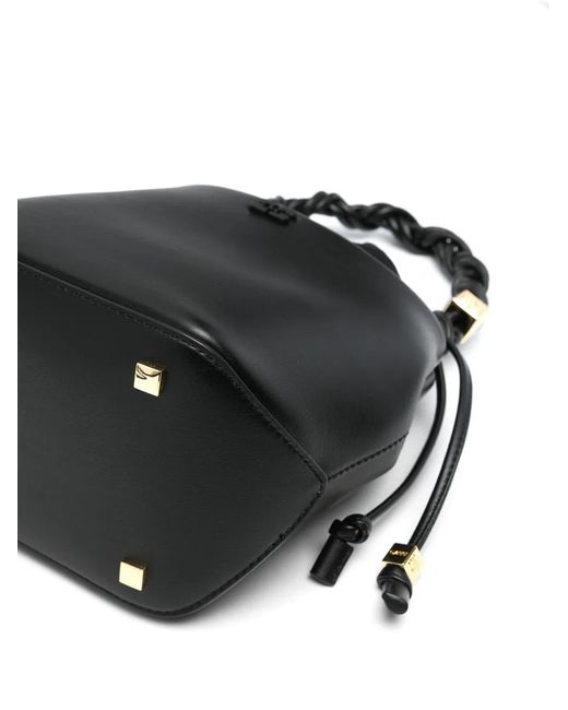 Ganni Black Bou Bucket Bag