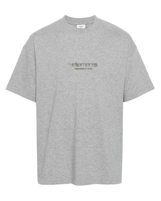 Vetements ロゴ Tシャツ Gray