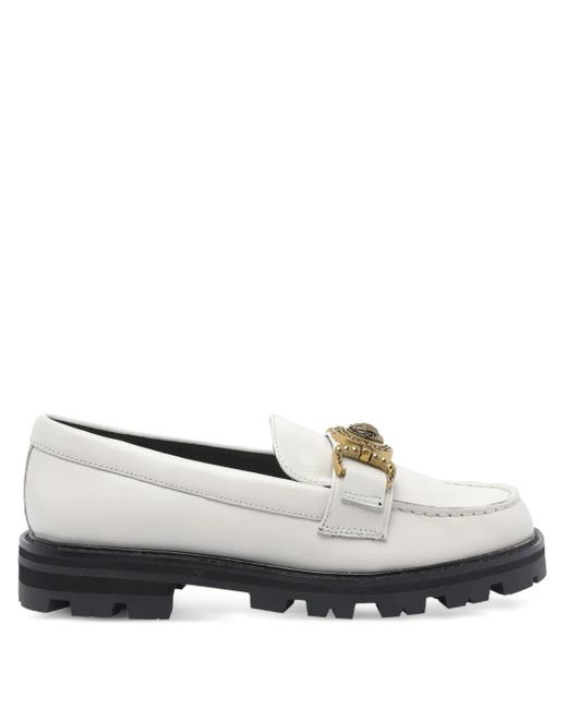 Mocasines con puntera redonda Kurt Geiger de color Gray