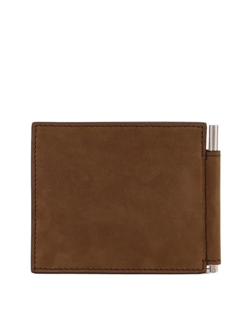 Tom Ford Brown Nubuck Wallet for men
