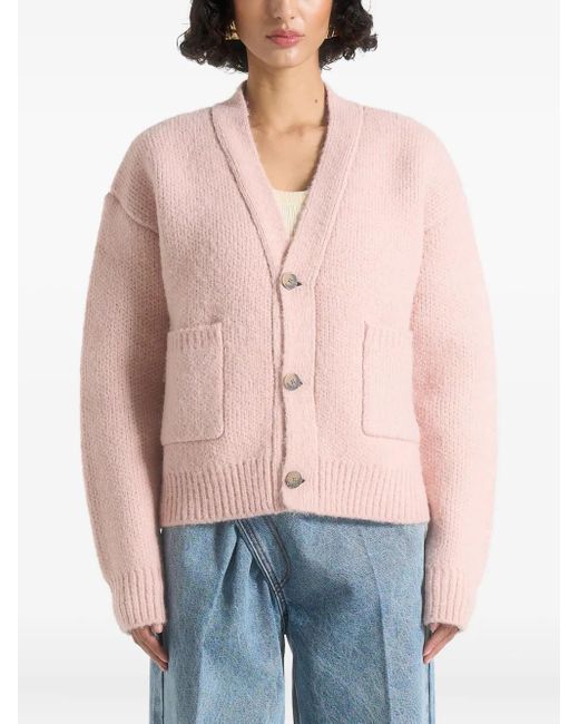 Manière De Voir Blue Charlie Knitted Cardigan