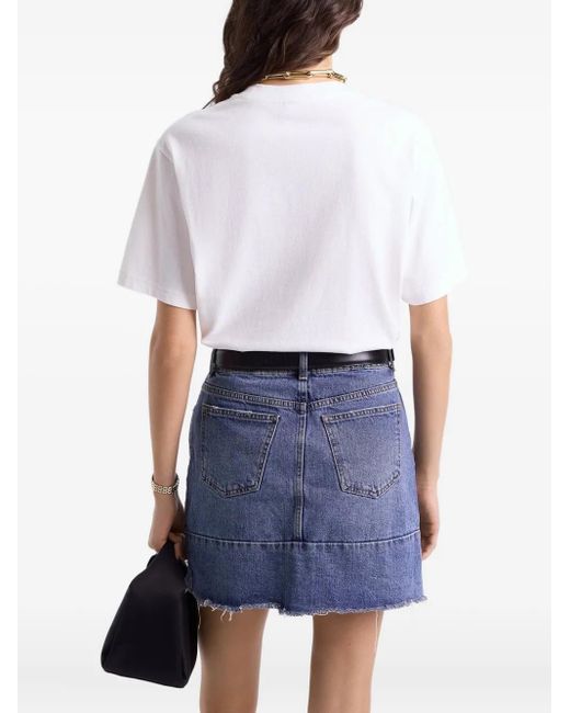 Camiseta con aplique del logo H&W Sporty & Rich de color White