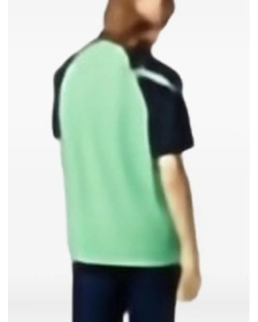 Camiseta con estampado gráfico y manga raglán Lacoste de hombre de color Green