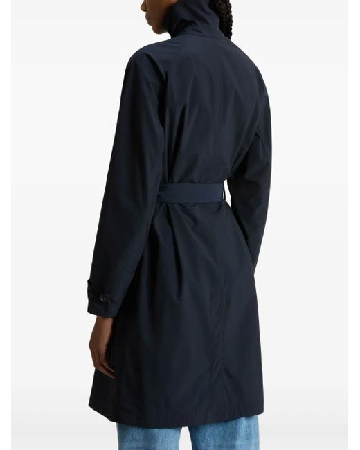 Woolrich Blue Summer Trench Clothing