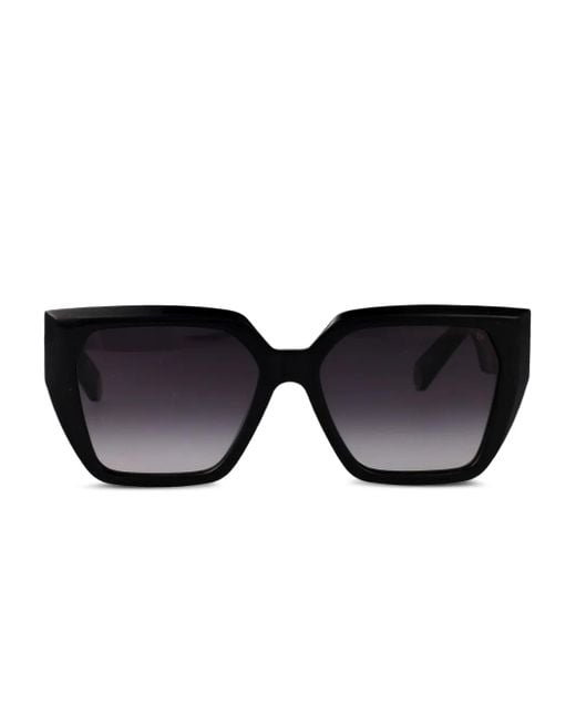 Philipp Plein Black Logo-Detail Sunglasses