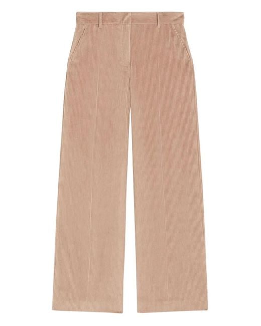 Weekend by Maxmara Natural Corduroy Wide-Leg Trousers