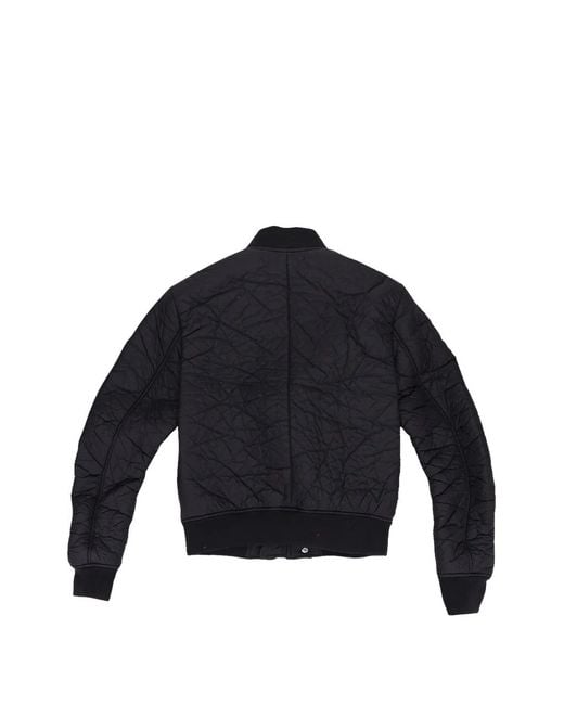 Amiri Blue Crinkle Bomber Jacket for men