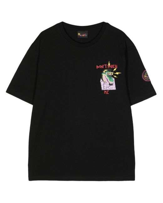 Mauna Kea Black Crazy Cocco Cotton T-shirt for men
