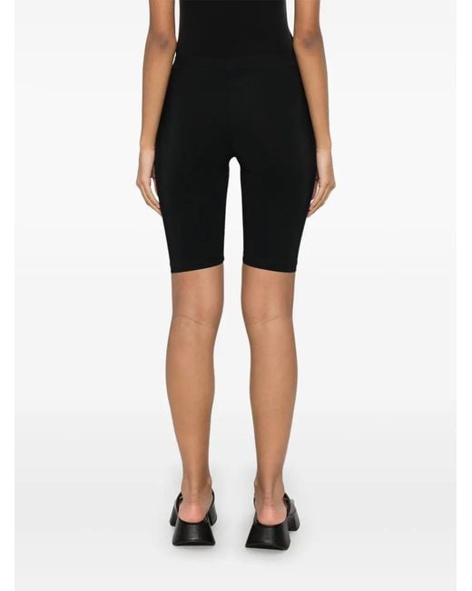 Nanushka Black Biker Shorts