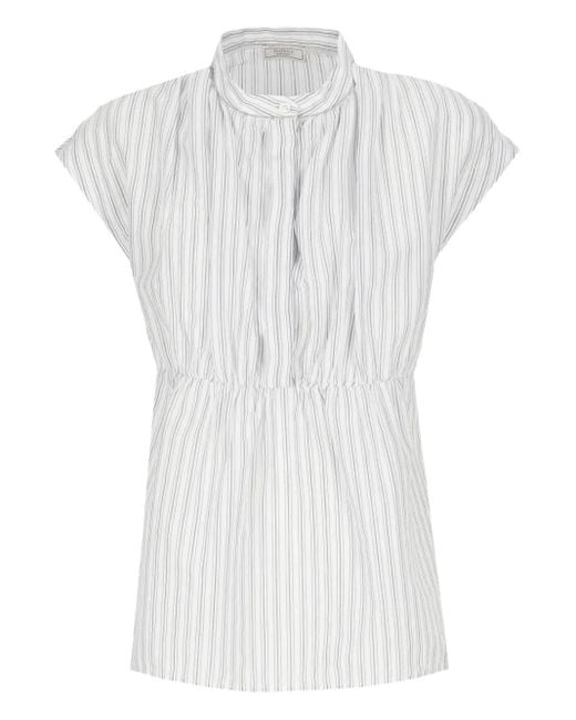 Peserico White Striped Top