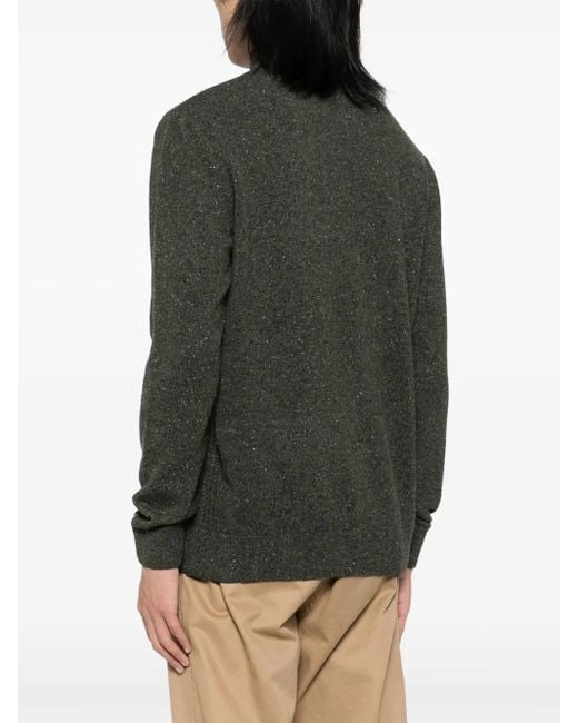 Maglione Con Mezza Zip di Barbour in Green da Uomo