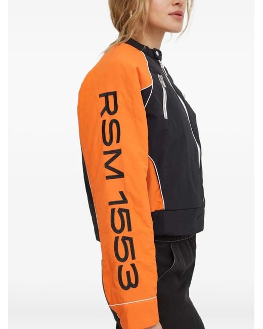 Veste À Détails De Zips Résumé en coloris Blue