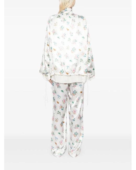 Midorikawa White Ufo Print Jacket