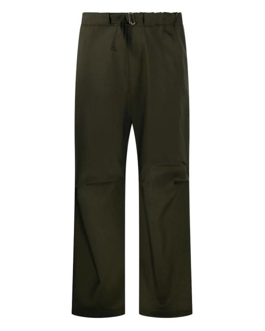 DARKPARK Green Drawstring Trousers for men