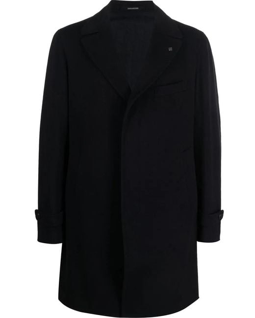 Tagliatore Multicolor Single-Breasted Tailored Coat for men