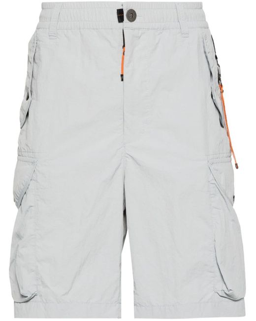 Parajumpers Gray Sigmund 2 Cargo Shorts for men