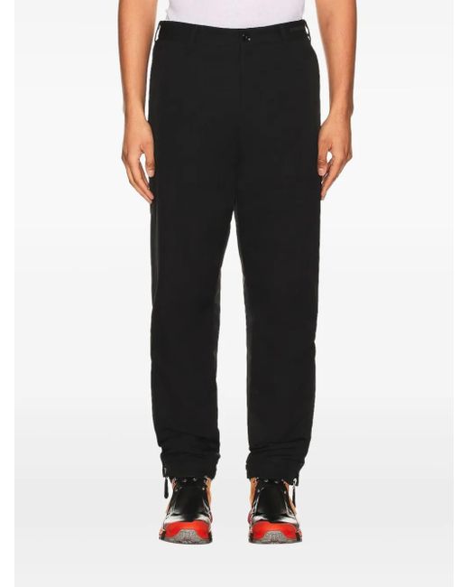 Burberry Black Zip-Details Trousers for men