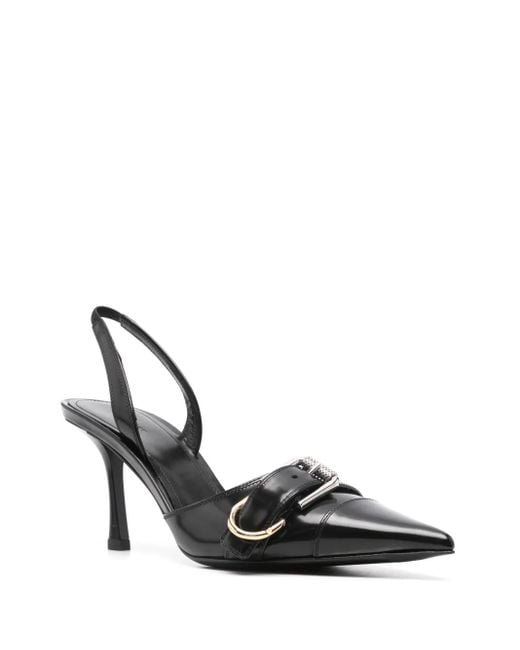Givenchy Black Voyou Leather Pumps