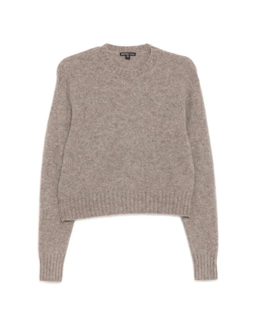 James Perse Natural Pull Léger En Maille Texturée