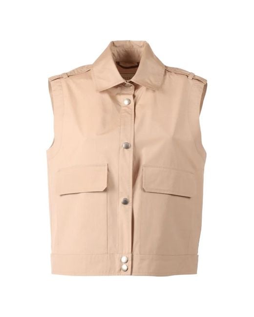 Peserico Natural Buttoned Vest