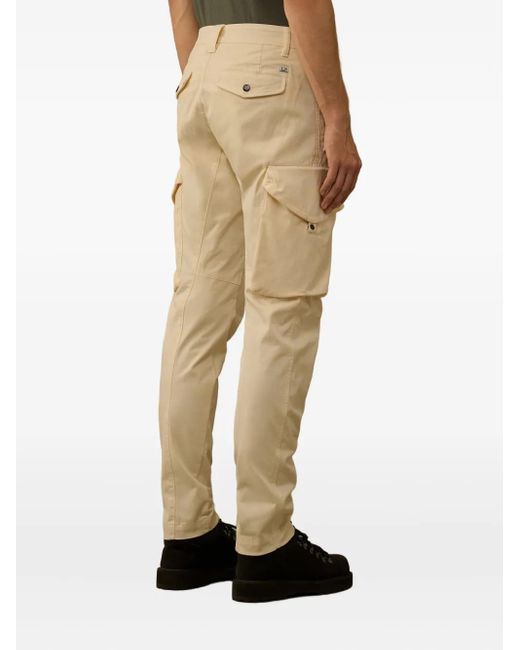 C P Company Natural Cargo-Pockets Trousers for men