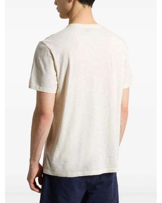 Woolrich White Logo-Embroidered T-Shirt for men