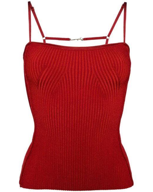 Jacquemus Red Le Haut Sierra Top