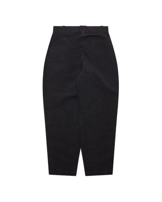Casey Casey Blue Buttoned Trousers for men