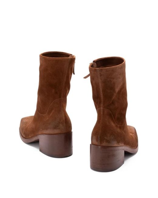 Marsèll Brown Suede Ankle Boots