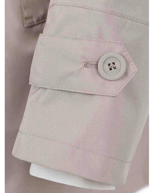 Abrigo Con Botones De Manga Larga Herno de hombre de color Brown