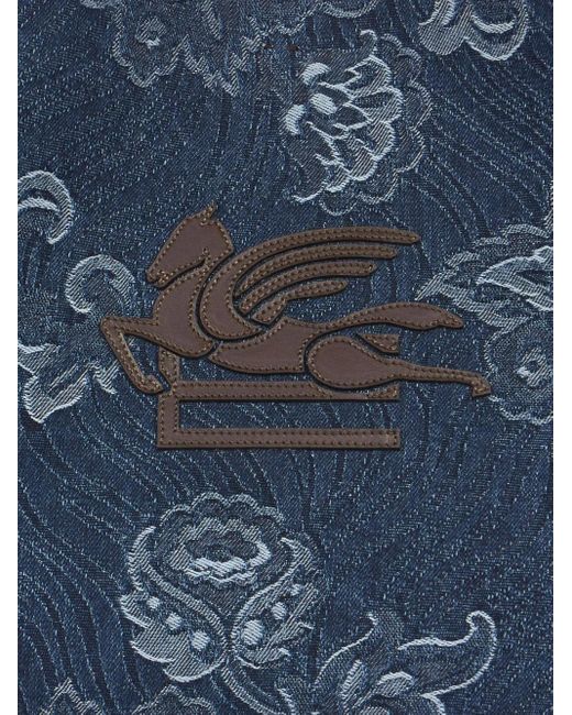 Etro Libra ハンドバッグ M Blue