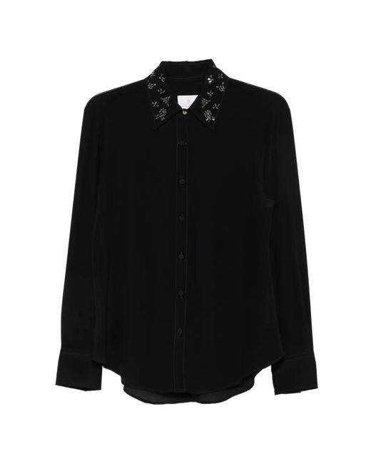 Trame Auree Black Frida Crystal-Embellished Shirt