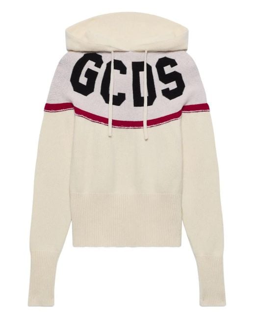 Gcds White Sweatshirt