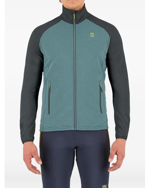 Karpos Blue Ambrizzola Zip-Up Jacket for men