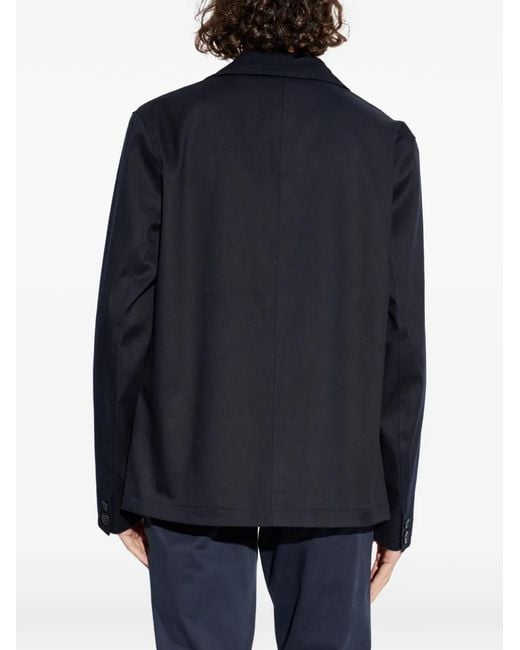 Paul Smith Blue Button Notched Jacket for men