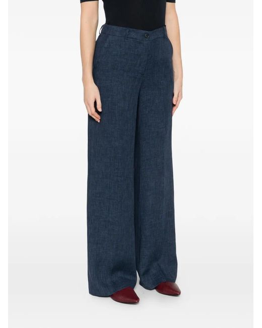 P.A.R.O.S.H. Blue Button Trousers