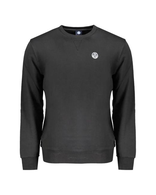 North Sails Black Pull À Patch Logo for men