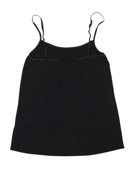 CALLIPYGIAN Black Spaghetti-Strap Top